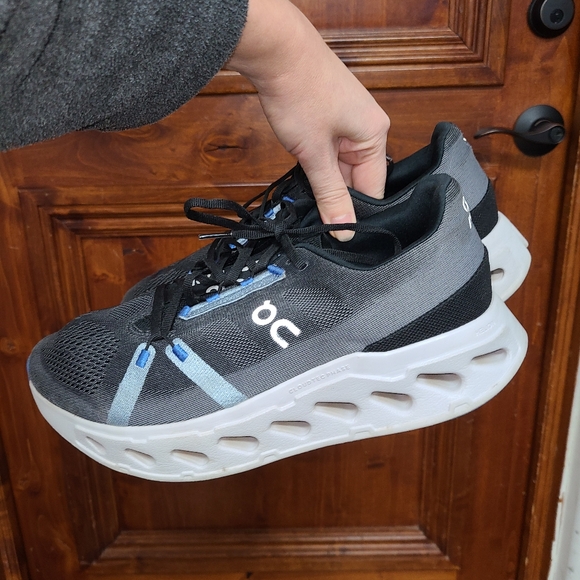 ON Running Cloud Cloudeclipse Running Shoes, Black/Frost Men 12 - Picture 7 of 10